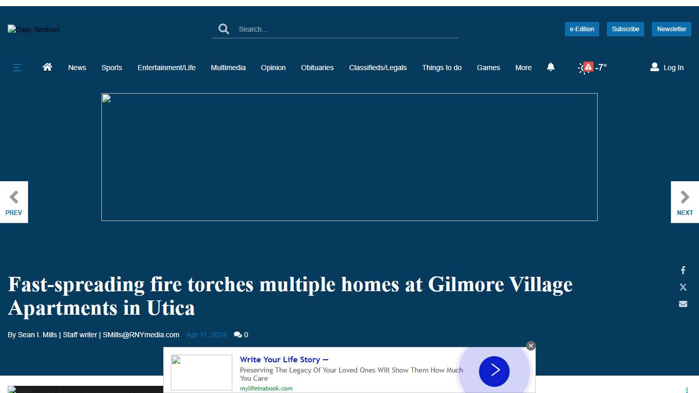 Fast-spreading fire torches multiple homes at Gilmore Village Apartments in Utica News romesentinel.com